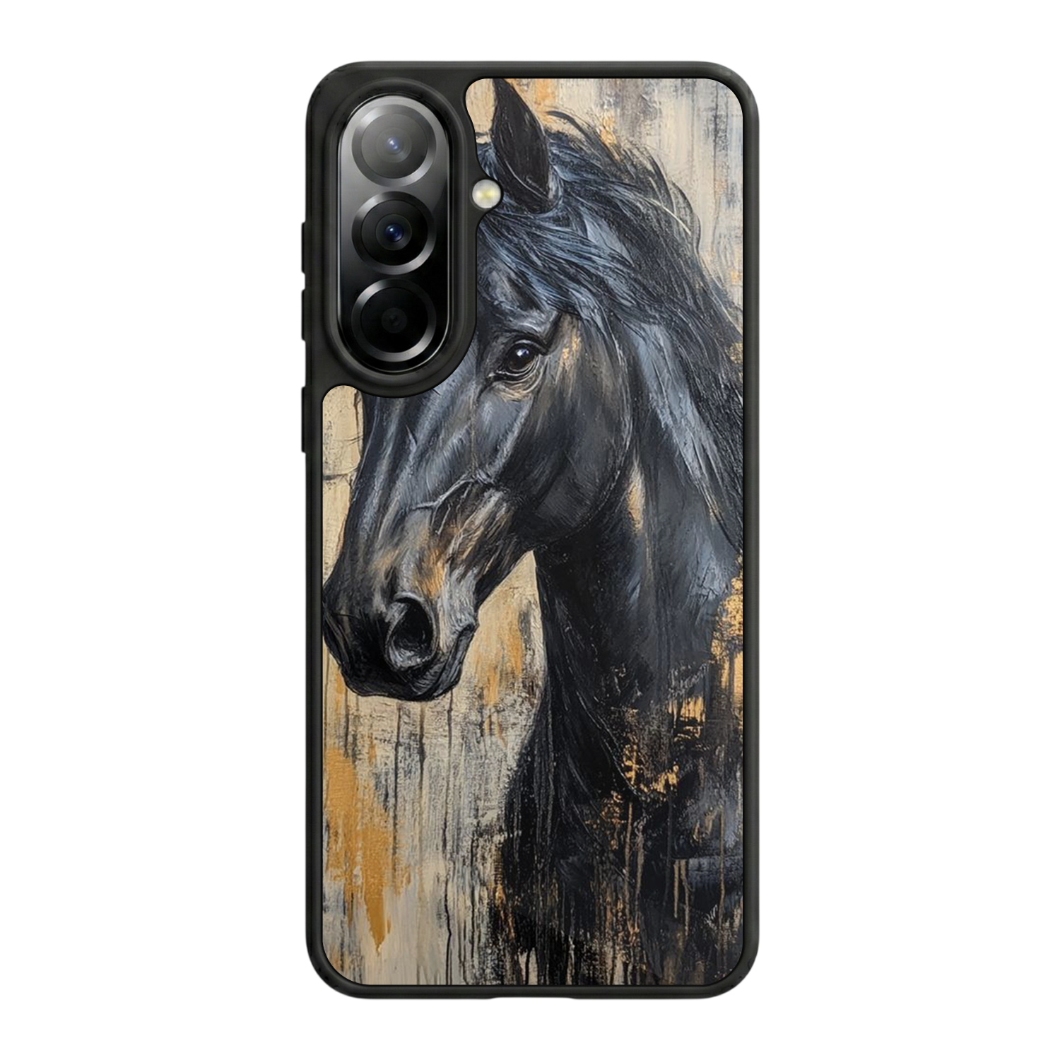 Samsung Galaxy A37 Uyumlu At Horse Tasarımlı Glossy Premium Kılıf