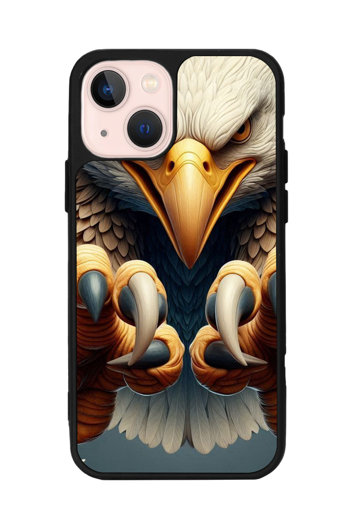 iPhone 15 Uyumlu Besiktas Tasarımlı Glossy Premium Kılıf