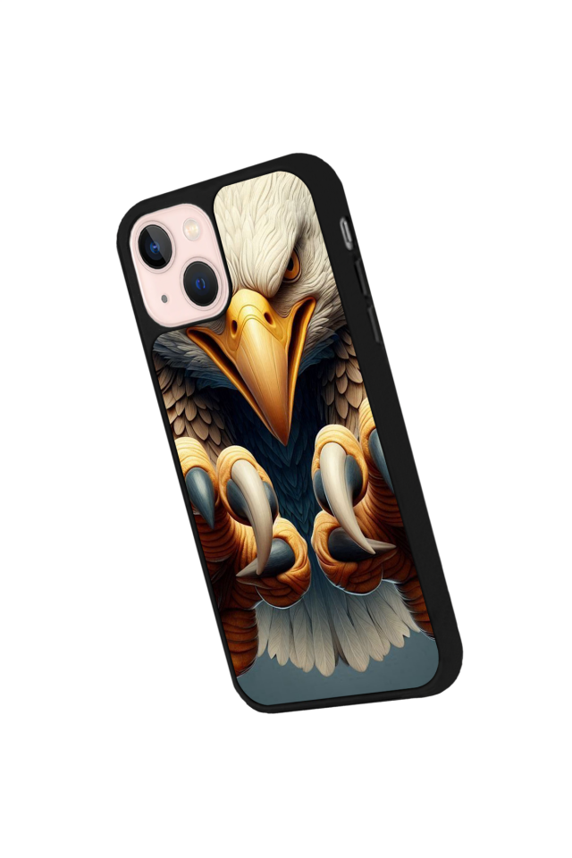 iPhone 15 Uyumlu Besiktas Tasarımlı Glossy Premium Kılıf