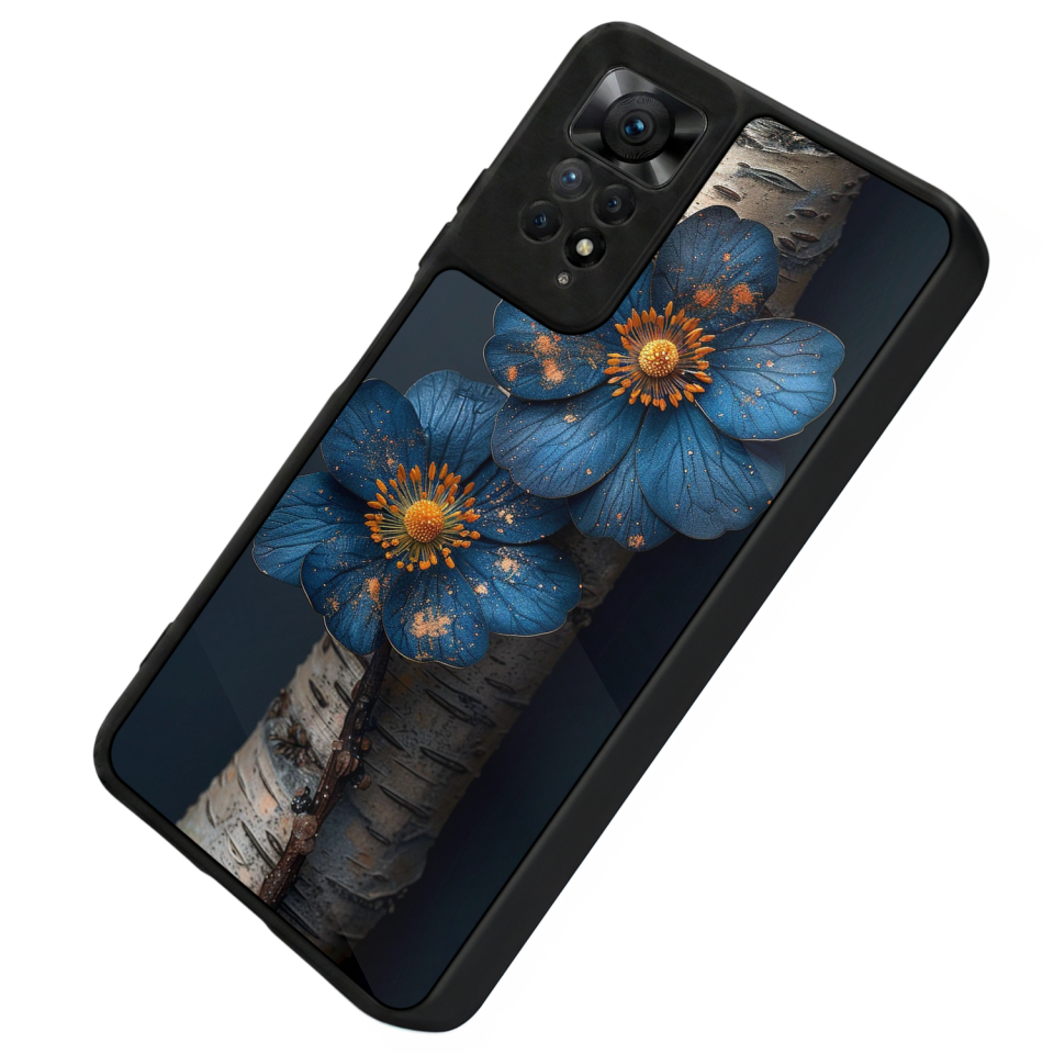 Xiaomi Redmi Note 11 Pro Uyumlu Cicek Tasarımlı Glossy Premium Kılıf