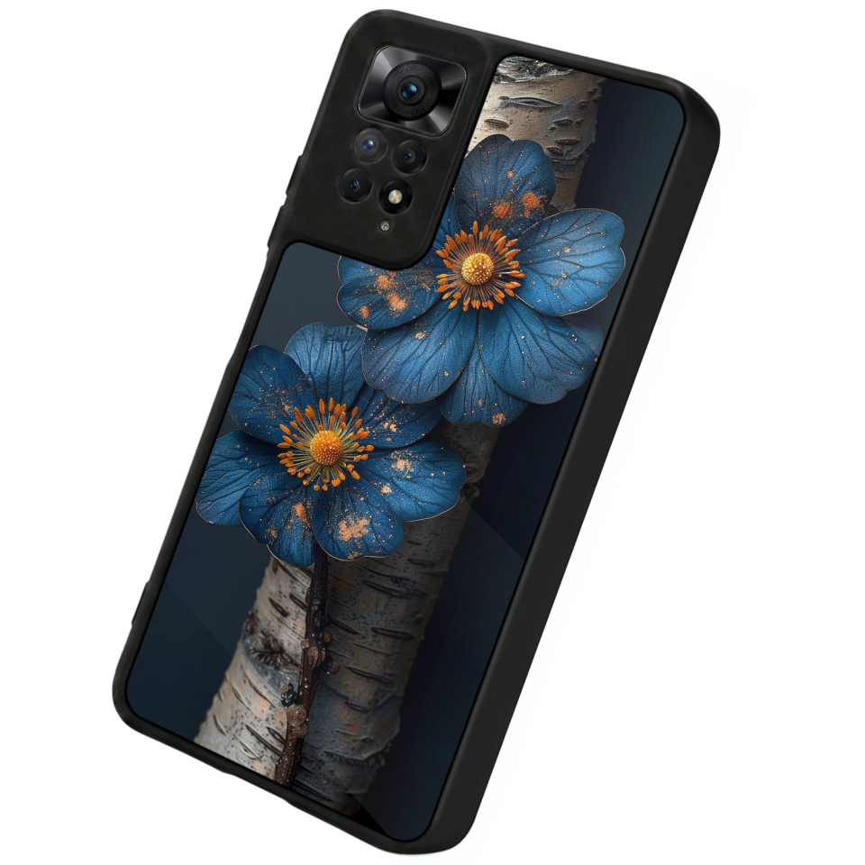 Xiaomi Redmi Note 11 Pro Uyumlu Cicek Tasarımlı Glossy Premium Kılıf