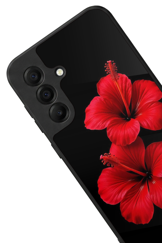 Samsung Galaxy A17 Uyumlu Cicek Tasarımlı Glossy Premium Kılıf