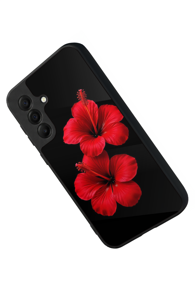 Samsung Galaxy A17 Uyumlu Cicek Tasarımlı Glossy Premium Kılıf