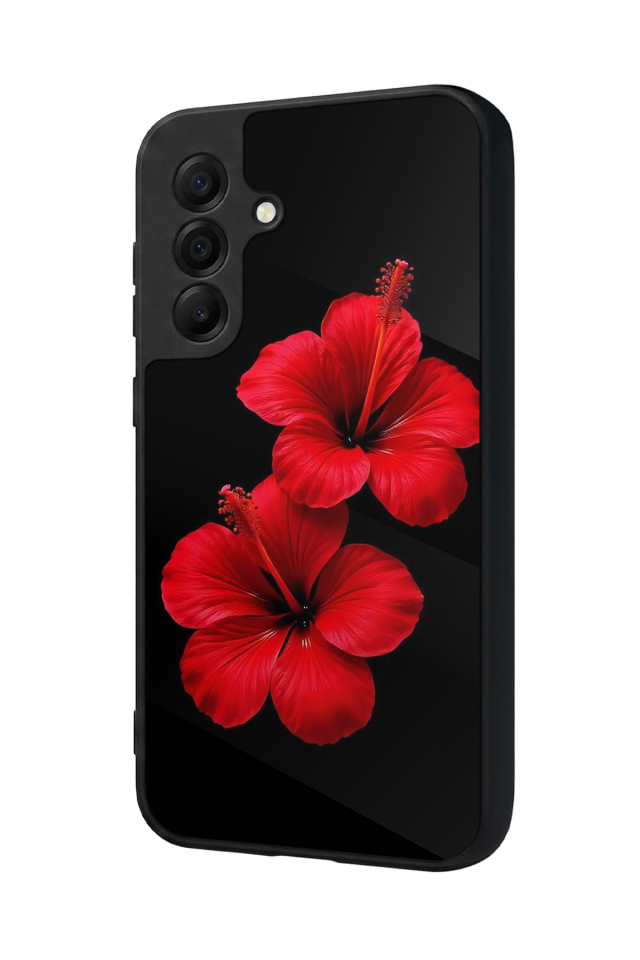 Samsung Galaxy A17 Uyumlu Cicek Tasarımlı Glossy Premium Kılıf