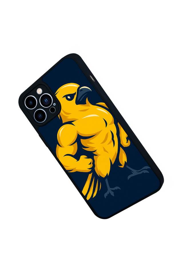 iPhone 13 Pro Max Uyumlu Fenerbahce Tasarımlı Glossy Premium Kılıf