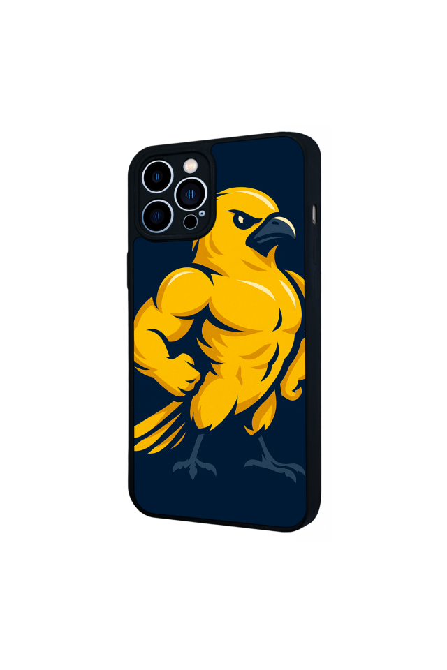 iPhone 13 Pro Max Uyumlu Fenerbahce Tasarımlı Glossy Premium Kılıf
