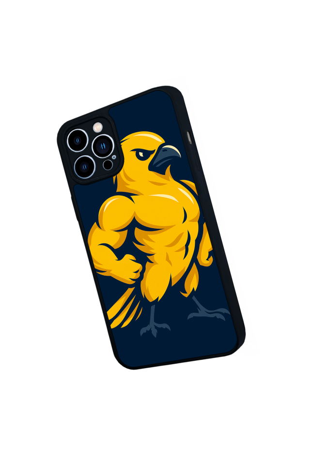 iPhone 13 Pro Max Uyumlu Fenerbahce Tasarımlı Glossy Premium Kılıf