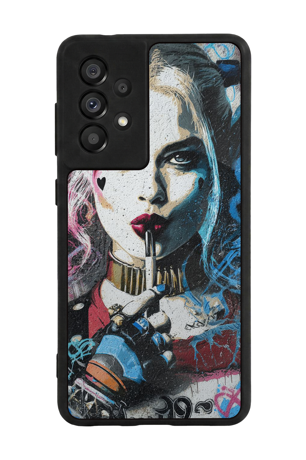 Samsung Galaxy A73 Uyumlu HarleyQueen Tasarımlı Glossy Premium Kılıf