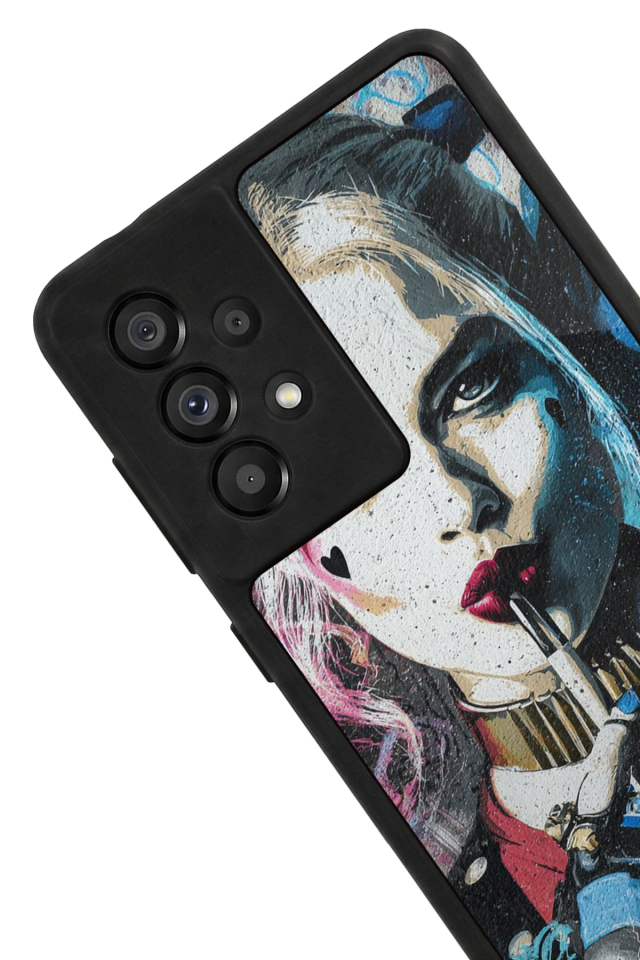 Samsung Galaxy A73 Uyumlu HarleyQueen Tasarımlı Glossy Premium Kılıf