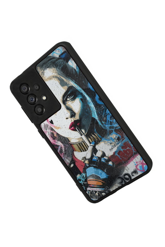 Samsung Galaxy A73 Uyumlu HarleyQueen Tasarımlı Glossy Premium Kılıf