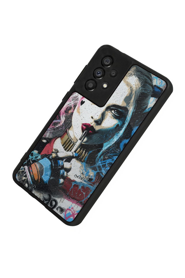 Samsung Galaxy A73 Uyumlu HarleyQueen Tasarımlı Glossy Premium Kılıf