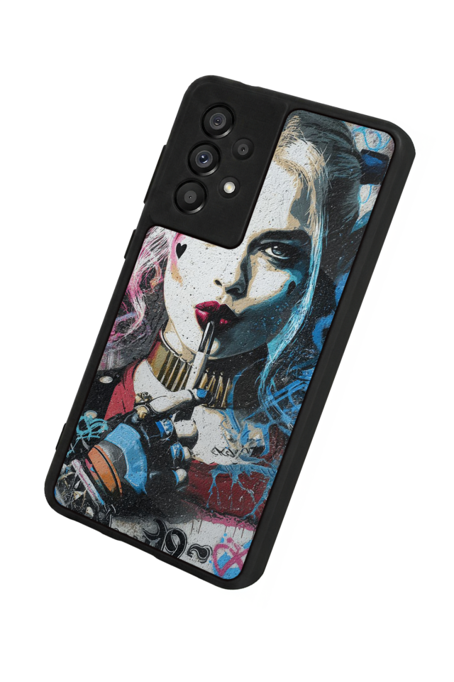 Samsung Galaxy A73 Uyumlu HarleyQueen Tasarımlı Glossy Premium Kılıf