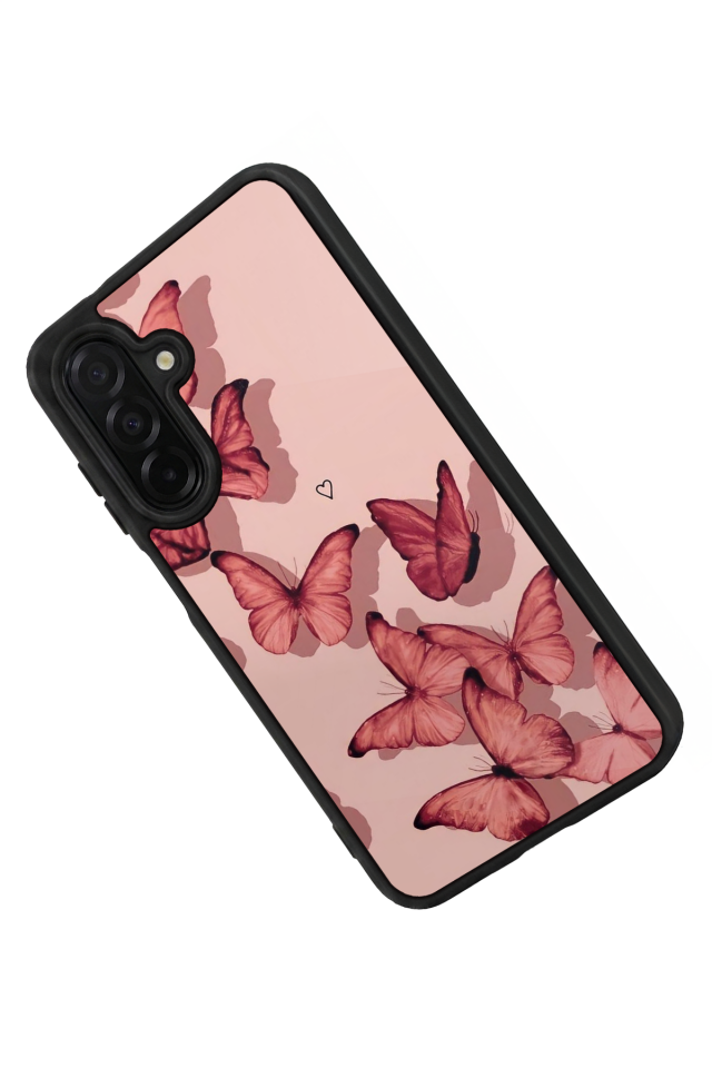 Samsung Galaxy A26 Uyumlu Kelebek Tasarımlı Glossy Premium Kılıf