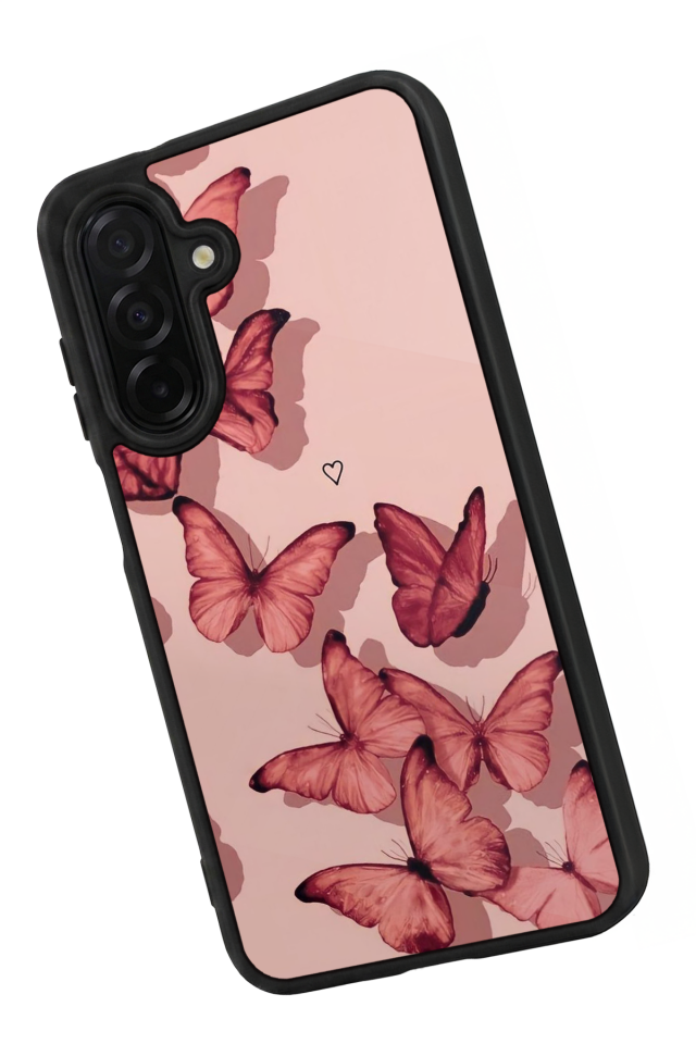 Samsung Galaxy A26 Uyumlu Kelebek Tasarımlı Glossy Premium Kılıf