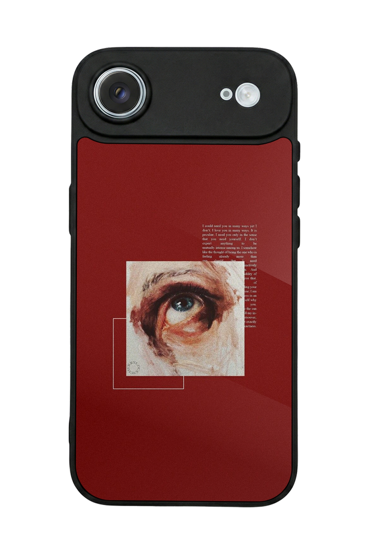 iPhone 17 Air Uyumlu Kirmizi Tasarımlı Glossy Premium Kılıf