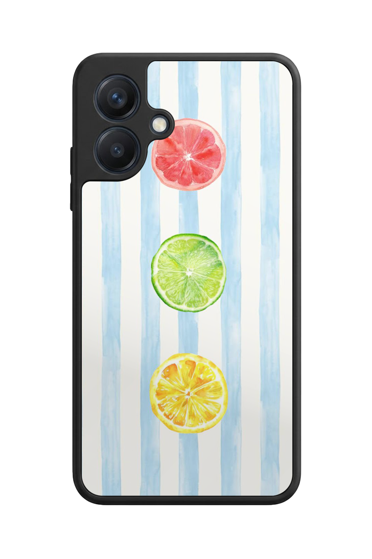Samsung Galaxy A07 Uyumlu Limon Tasarımlı Glossy Premium Kılıf