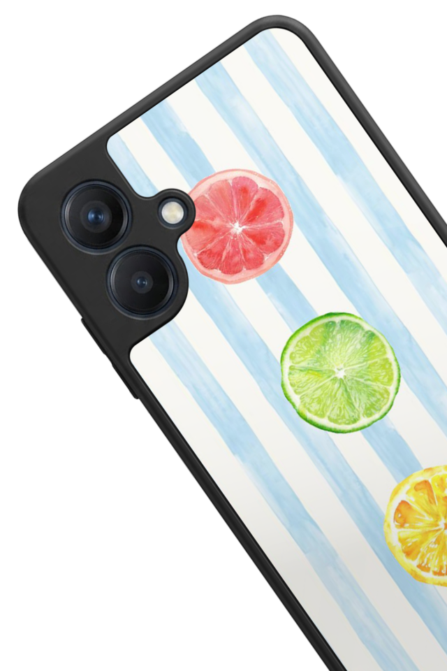 Samsung Galaxy A07 Uyumlu Limon Tasarımlı Glossy Premium Kılıf