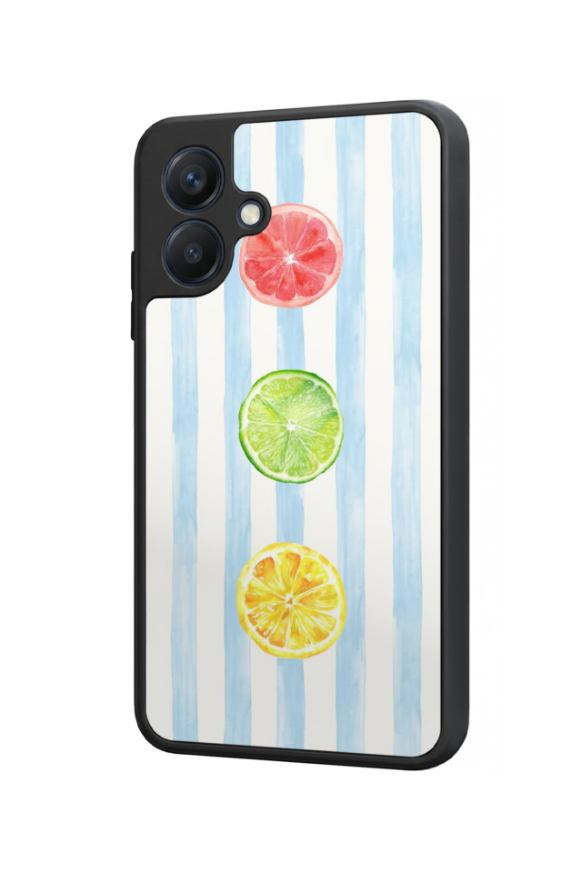 Samsung Galaxy A07 Uyumlu Limon Tasarımlı Glossy Premium Kılıf