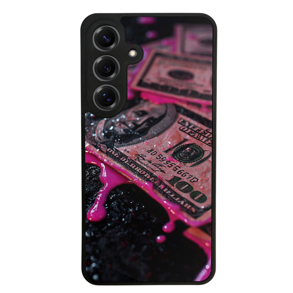 Samsung Galaxy S25 Uyumlu Para Tasarımlı Glossy Premium Kılıf