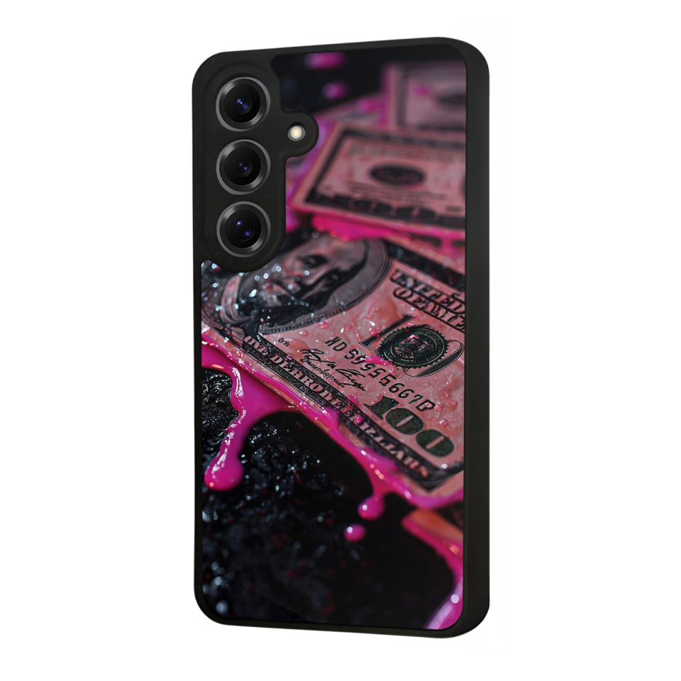 Samsung Galaxy S25 Uyumlu Para Tasarımlı Glossy Premium Kılıf