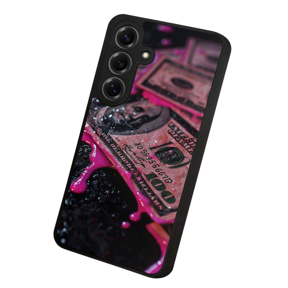 Samsung Galaxy S25 Uyumlu Para Tasarımlı Glossy Premium Kılıf