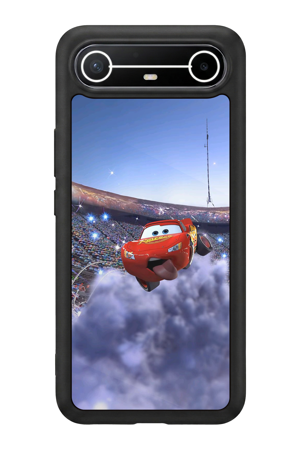 Tecno Spark Slim 5G Uyumlu Şimsek McQueen Tasarımlı Glossy Premium Kılıf