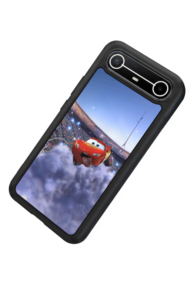 Tecno Spark Slim 5G Uyumlu Şimsek McQueen Tasarımlı Glossy Premium Kılıf
