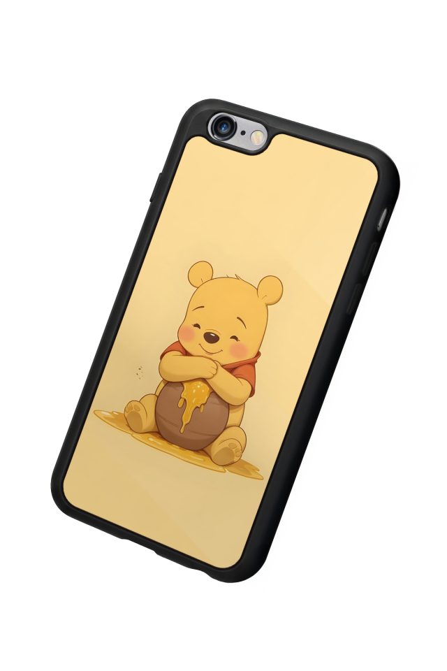 iPhone 6 Plus Uyumlu Winnie Tasarımlı Glossy Premium Kılıf