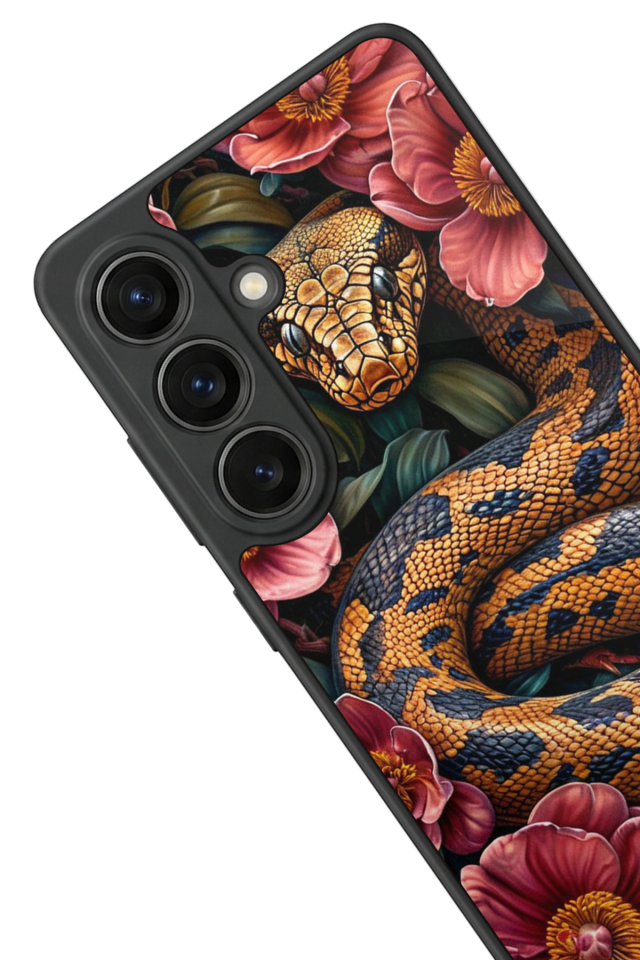 Samsung Galaxy S26 Uyumlu Yılan Tasarımlı Glossy Premium Kılıf