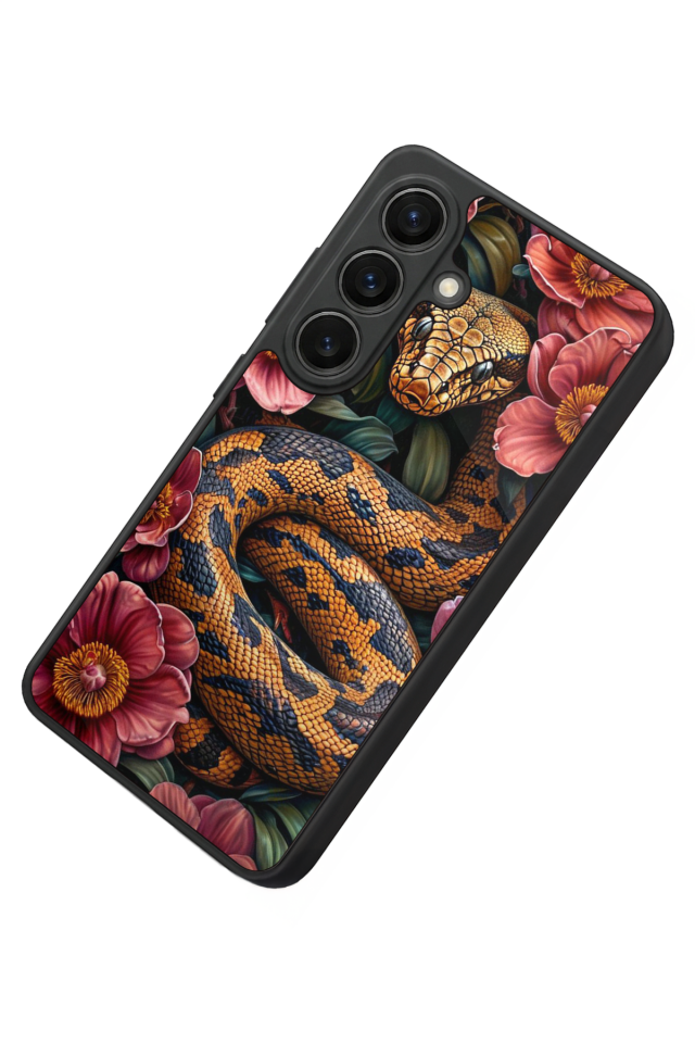 Samsung Galaxy S26 Uyumlu Yılan Tasarımlı Glossy Premium Kılıf