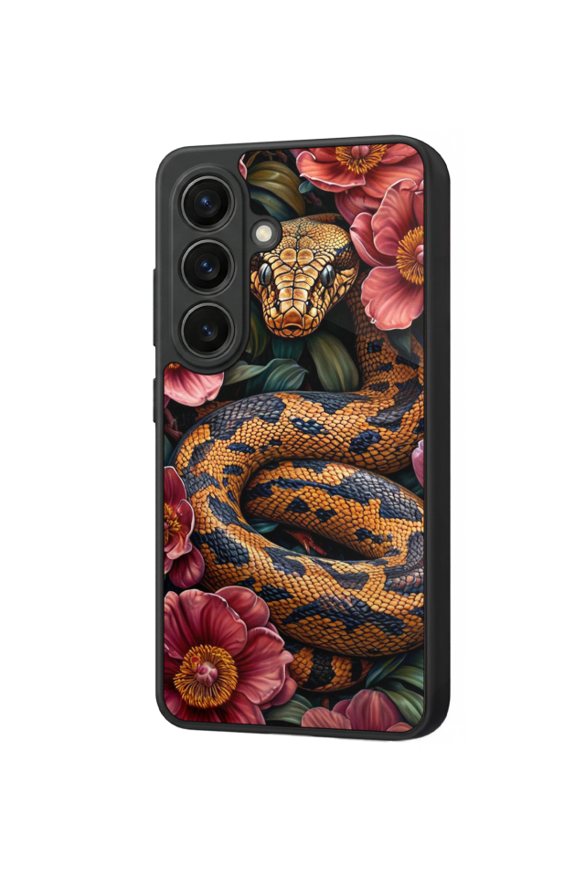 Samsung Galaxy S26 Uyumlu Yılan Tasarımlı Glossy Premium Kılıf