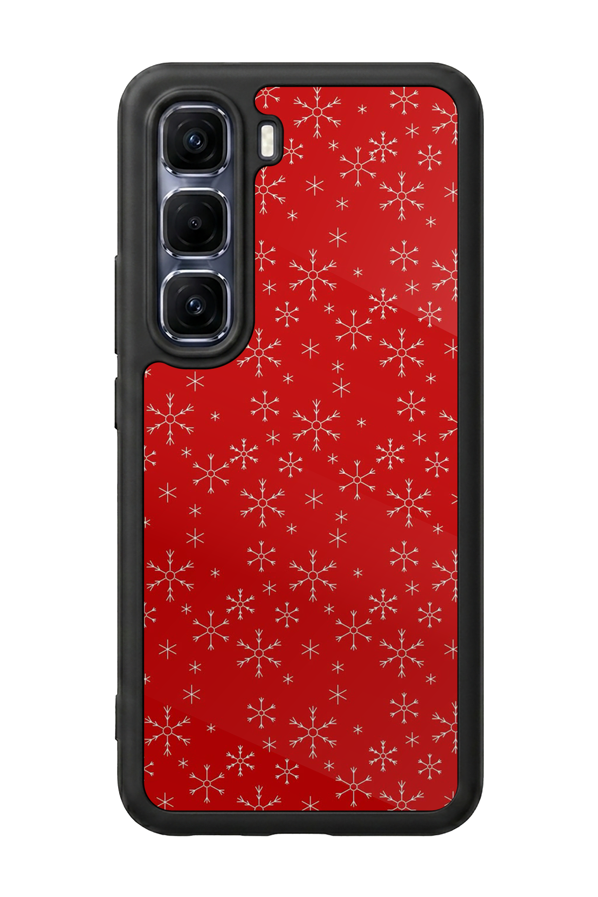 Infinix Hot 60 Pro Plus Uyumlu Yilbasi Christmas Tasarımlı Glossy Premium Kılıf