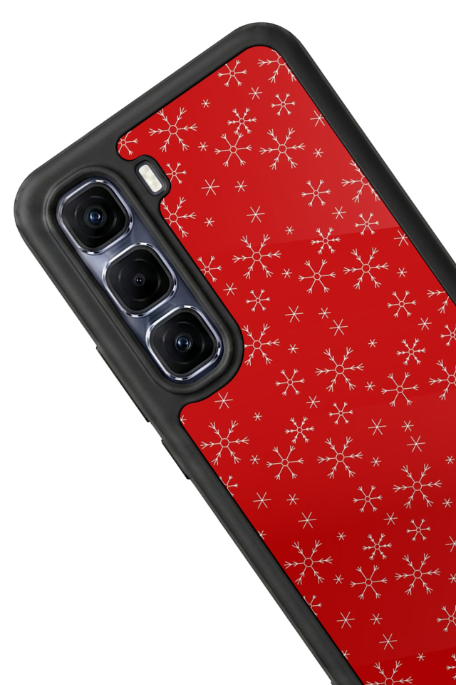 Infinix Hot 60 Pro Plus Uyumlu Yilbasi Christmas Tasarımlı Glossy Premium Kılıf