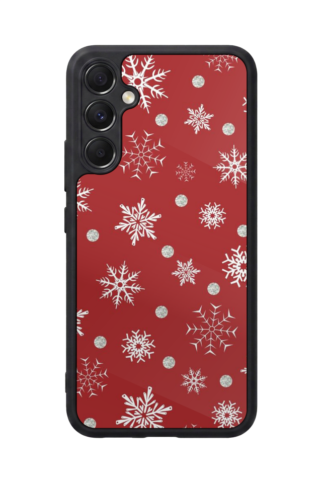Samsung Galaxy A34 Uyumlu Yilbasi Christmas Tasarımlı Glossy Premium Kılıf