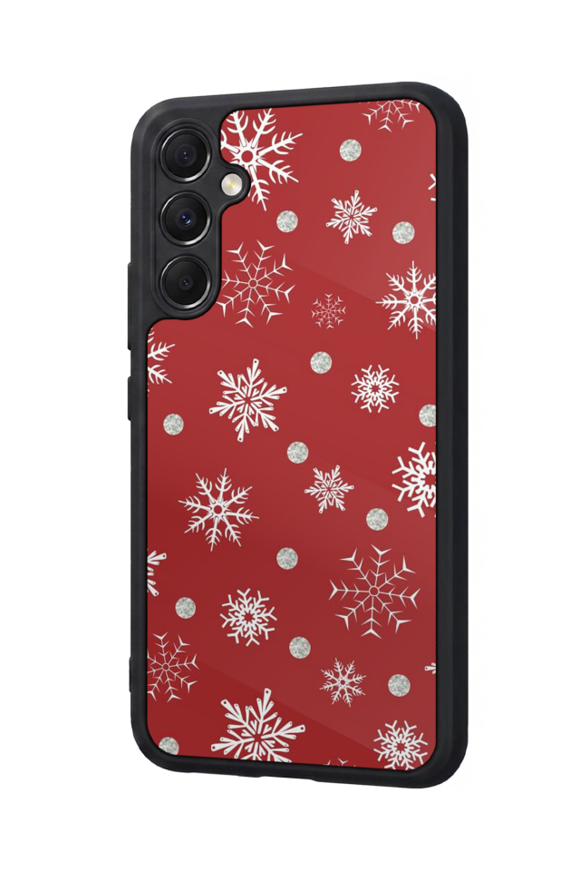 Samsung Galaxy A34 Uyumlu Yilbasi Christmas Tasarımlı Glossy Premium Kılıf