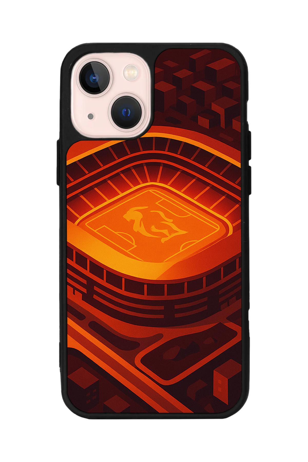 iPhone 14 Plus Uyumlu Aslan Tasarımlı Glossy Premium Kılıf