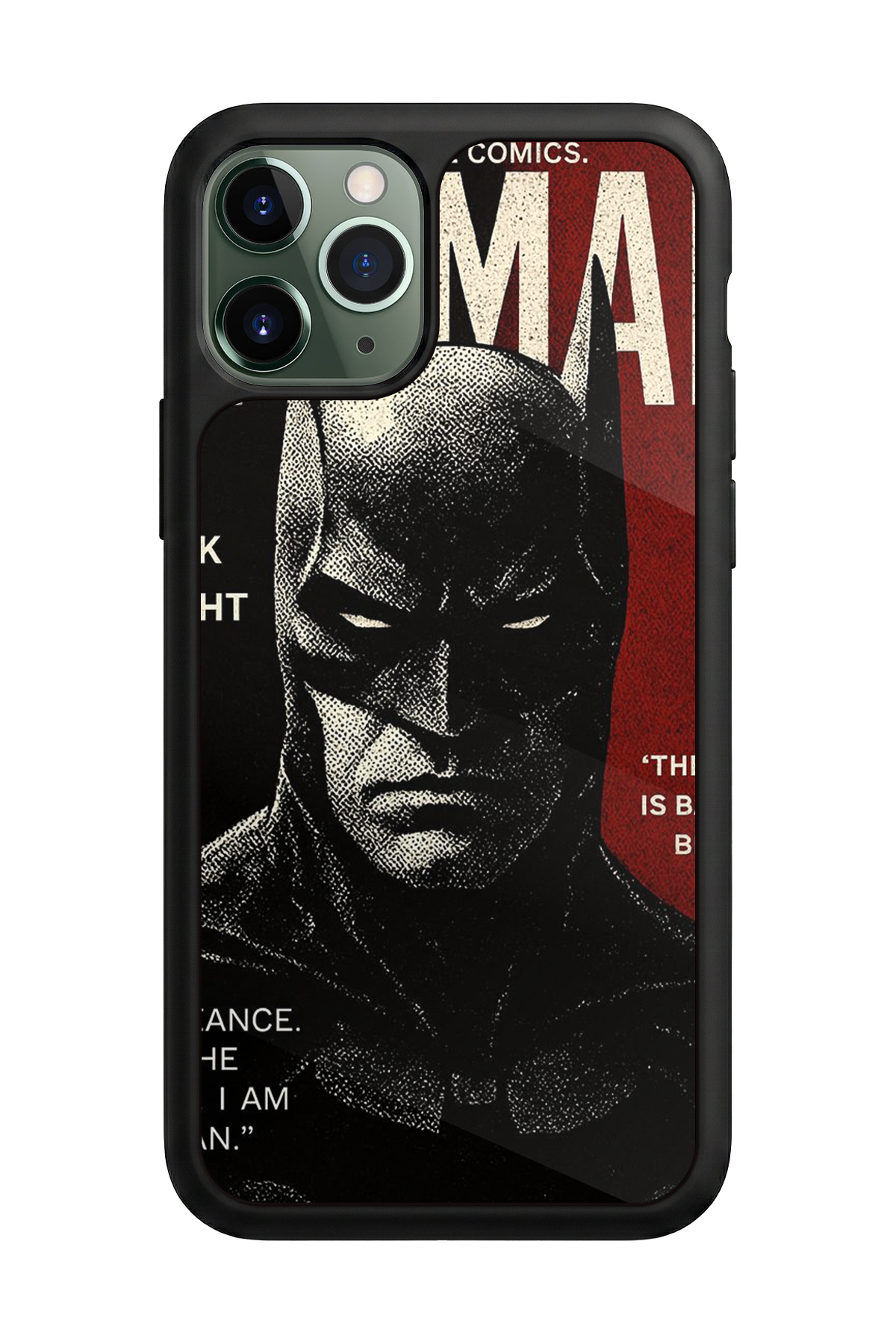 iPhone 11 Pro Max Uyumlu Batman Tasarımlı Glossy Premium Kılıf