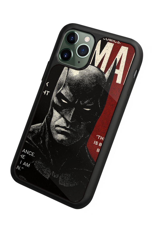 iPhone 11 Pro Max Uyumlu Batman Tasarımlı Glossy Premium Kılıf