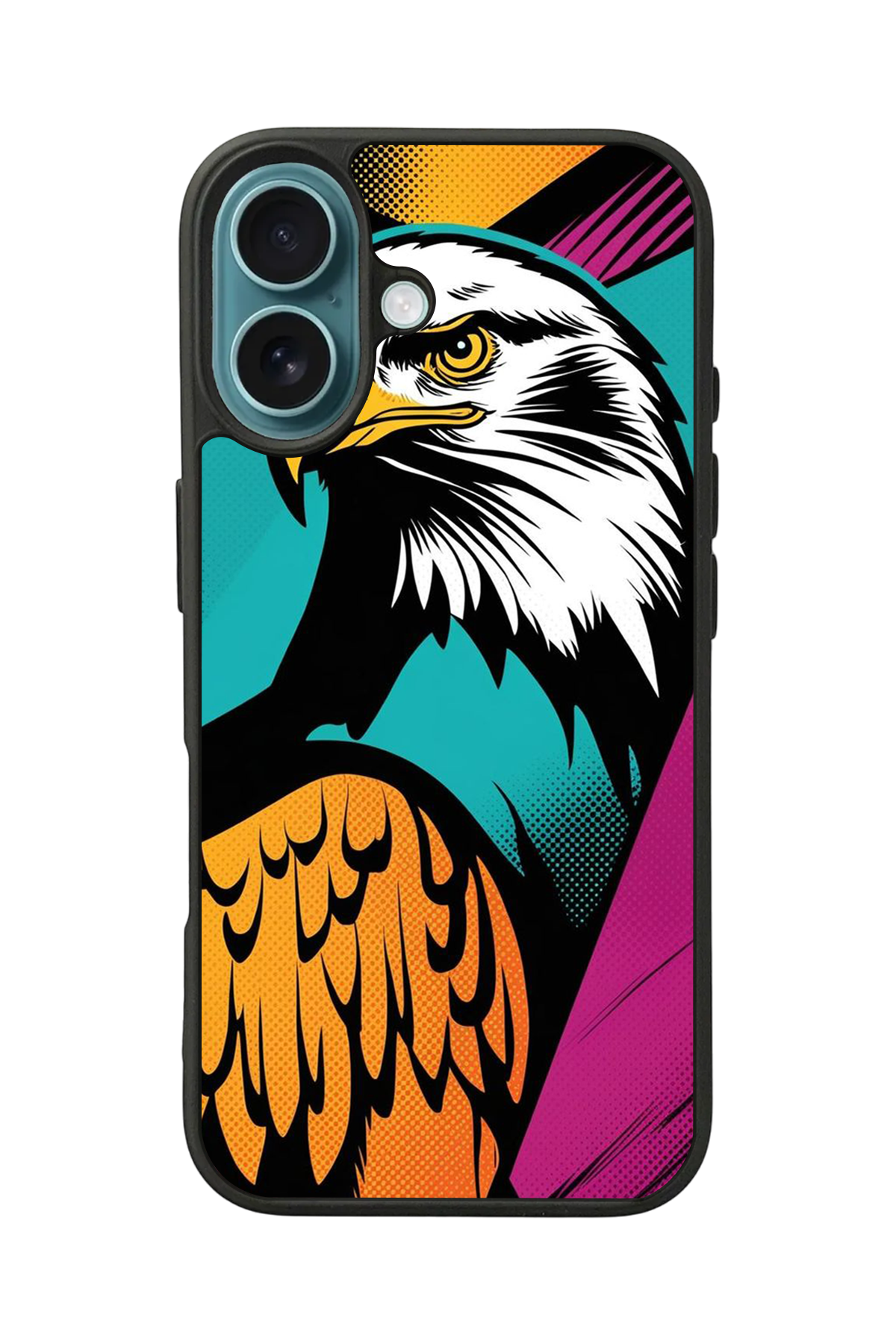 iPhone 16 Plus Uyumlu Besiktas Tasarımlı Glossy Premium Kılıf