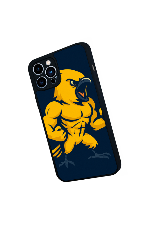 iPhone 13 Pro Max Uyumlu Fenerbahce Tasarımlı Glossy Premium Kılıf