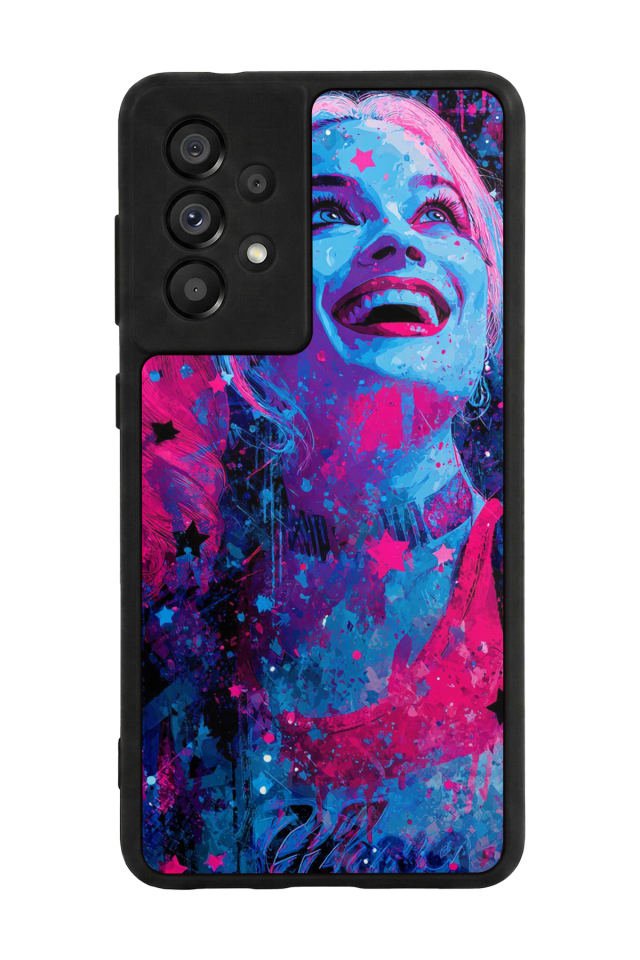 Samsung Galaxy A73 Uyumlu HarleyQueen Tasarımlı Glossy Premium Kılıf