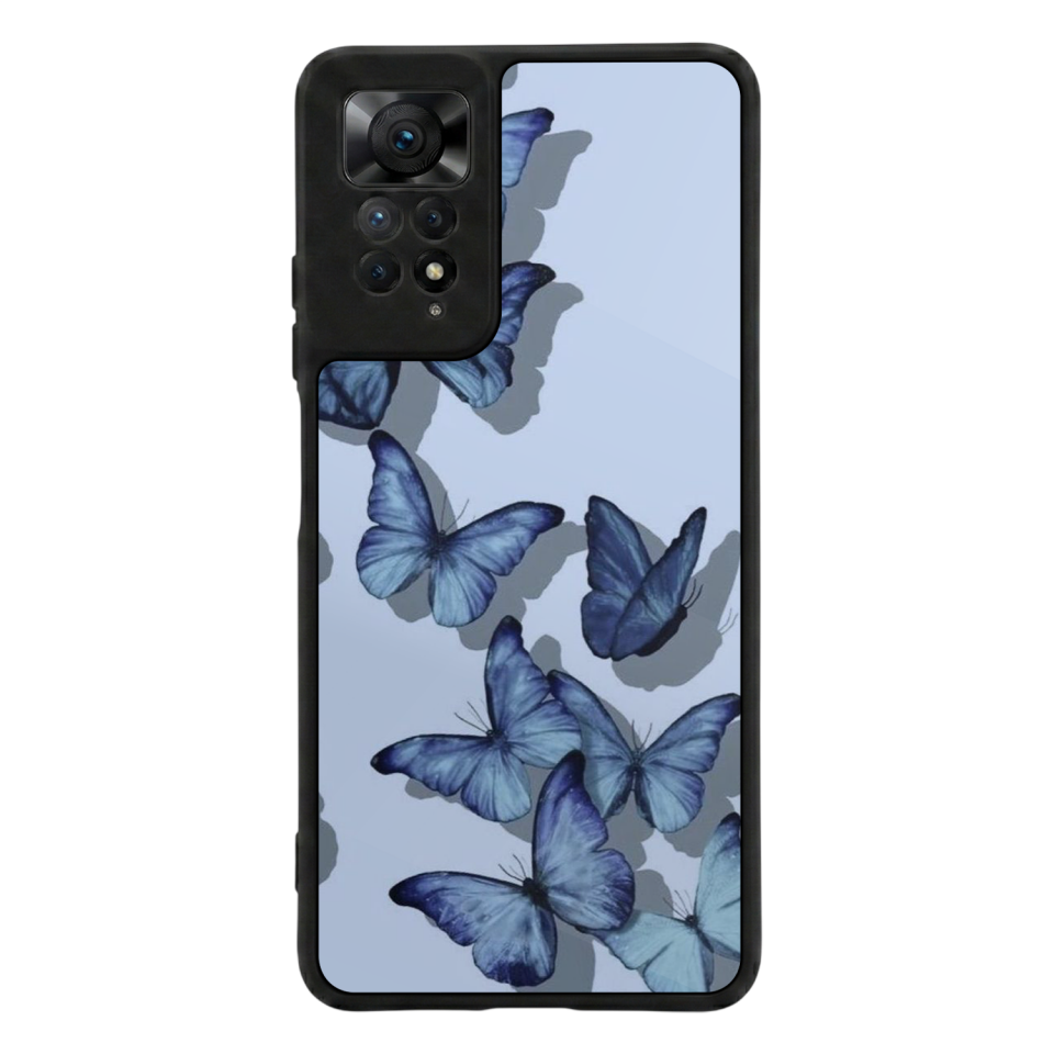 Xiaomi Redmi Note 12 Pro Uyumlu Kelebek Tasarımlı Glossy Premium Kılıf