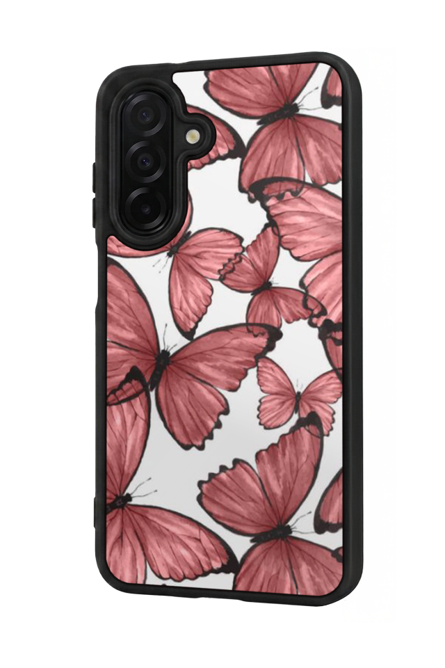 Samsung Galaxy A26 Uyumlu Kelebek Tasarımlı Glossy Premium Kılıf