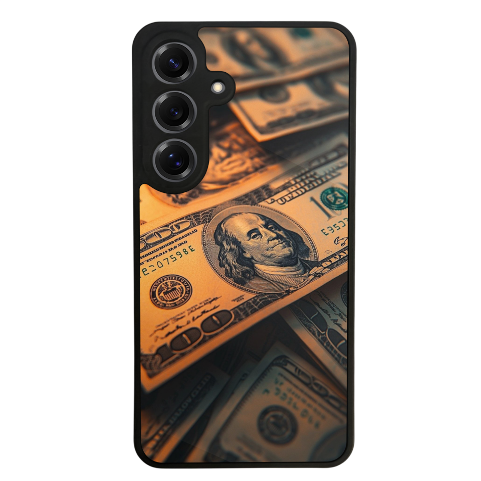 Samsung Galaxy S25 Uyumlu Para Tasarımlı Glossy Premium Kılıf