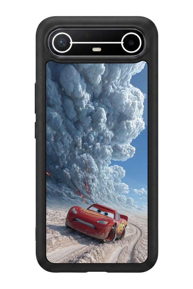 Tecno Spark Slim 5G Uyumlu Şimsek McQueen Tasarımlı Glossy Premium Kılıf