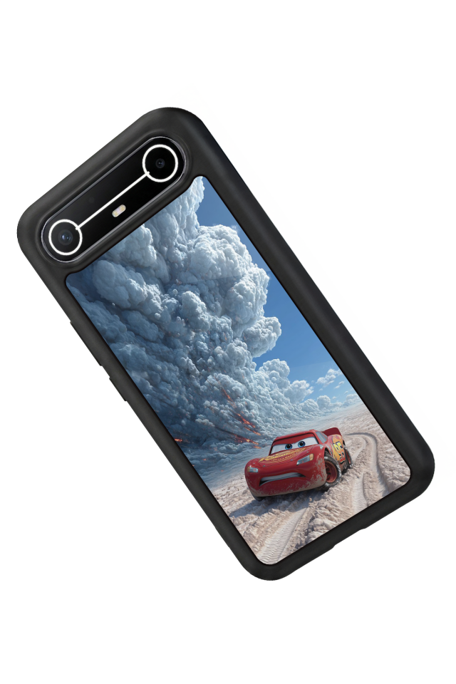 Tecno Spark Slim 5G Uyumlu Şimsek McQueen Tasarımlı Glossy Premium Kılıf