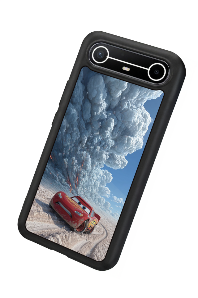 Tecno Spark Slim 5G Uyumlu Şimsek McQueen Tasarımlı Glossy Premium Kılıf