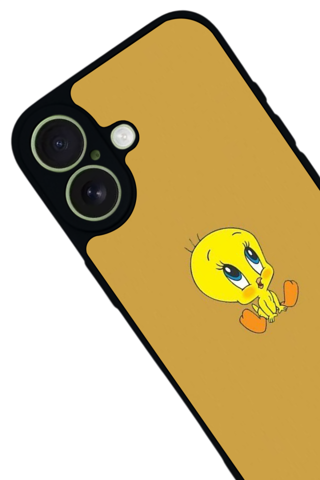 iPhone 17 Uyumlu Tweety Tasarımlı Glossy Premium Kılıf
