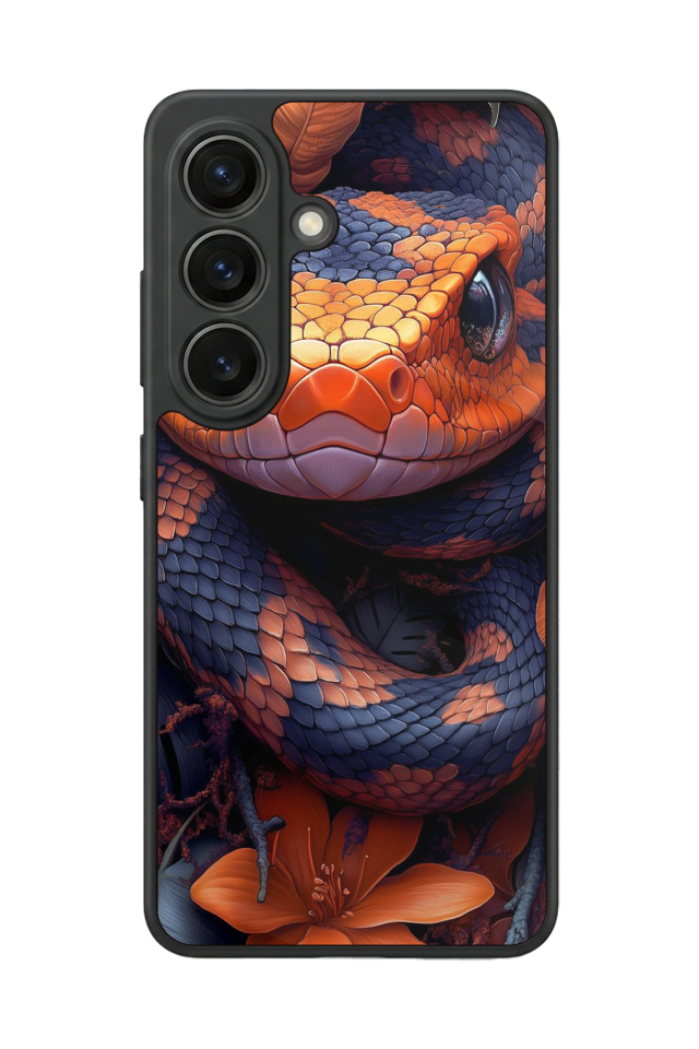 Samsung Galaxy S26 Uyumlu Yılan Tasarımlı Glossy Premium Kılıf