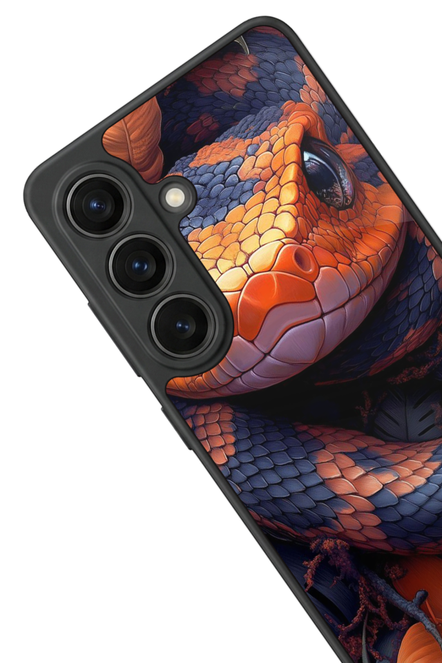 Samsung Galaxy S26 Uyumlu Yılan Tasarımlı Glossy Premium Kılıf